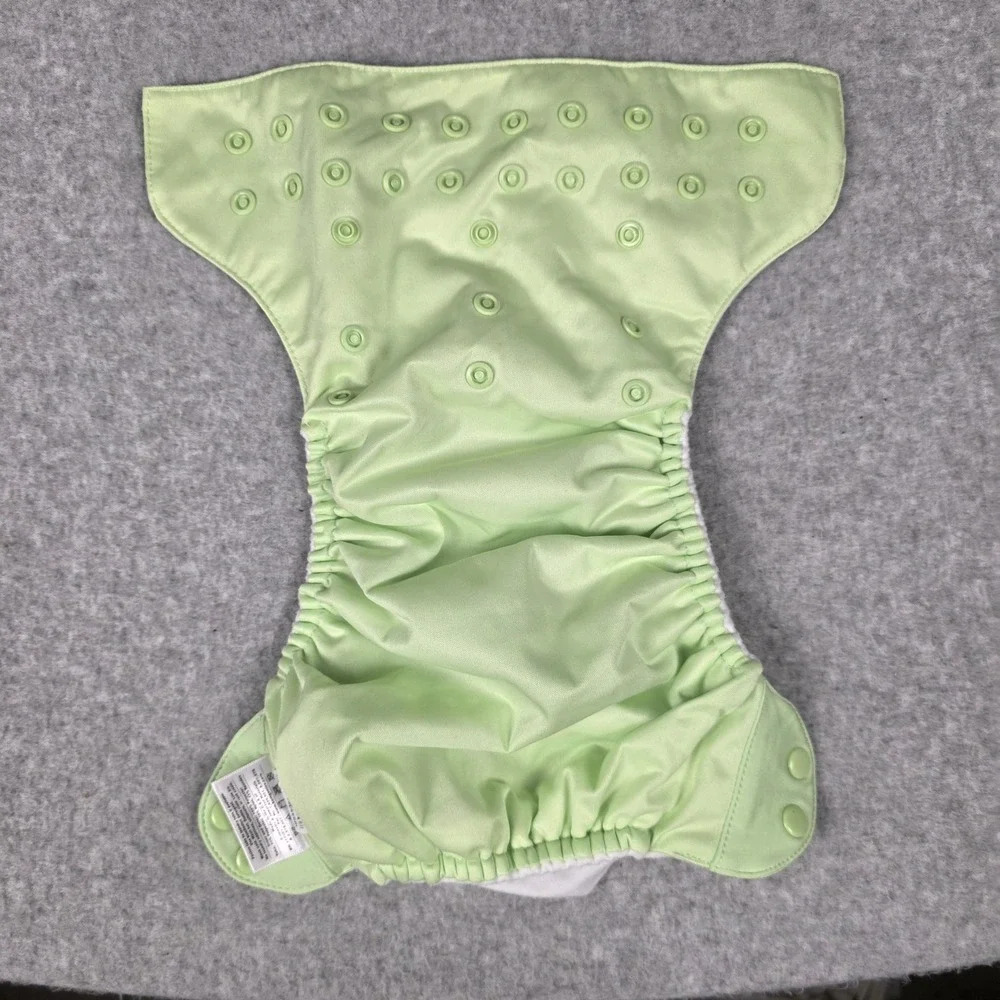 BumGenius Buttons Reusable Cloth Diapers Lot 4 OSFM Newborn‎ USA Multicolor